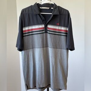 Travis Matthew polo golf shirt in a size large short sleeve golf sport